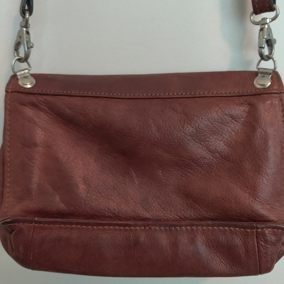 Brown Leather "The Trend" Crossbody Bag - Picture 6 of 6